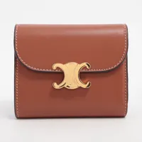 CELINE スモール フラップウォレット トリオンフ TRIOMPHE セリーヌ （CELINE） スモール フラップ ウォレット
