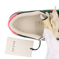 【GUCCI】lady's スクリーナー スニーカー GGロゴ マルチカラー グッチ スクリーナー レザー スニーカー 35 レディース マルチ