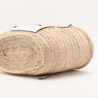 大人気◆LOEWE ANAGRAMミディアムバスケット ラフィアかご GREEN Basket（LOEWE） ロエベ （LOEWE） フォント トート ミディアム