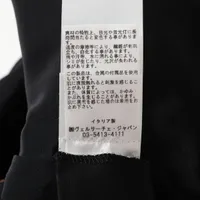 アルチビオ　38サイズ 中綿　ファー　ワンピース　ノースリーブ ベルト　ロゴ フェンディ×ヴェルサーチェ 22年 シルク ノースリーブワンピース
