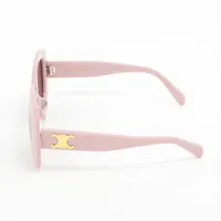 【CELINE】大人可愛い ミルキーピンク トリオンフサングラス 中古・古着通販】CELINE (セリーヌ) トリオンフサングラス