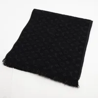 【鑑定済】ルイヴィトン マフラー エシャルプ・モノグラム クラシック LOUIS VUITTON - LOUIS VUITTON ルイ・ヴィトン マフラー