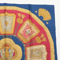 HERMES シルクスカーフ サーベル飾り袋 HERMES 超美品 エルメス Poste et Cavalerie サーベル飾り袋