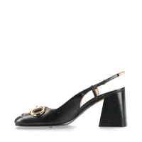 GUCCI グッチ　パンプス　リザードレザー グッチ シニョリーア〕スリングバック パンプスブラック