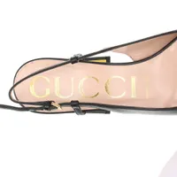 はなちゃん GUCCI グッチストラップパンプス ミュール本革イタリア製 GUCCI - 未使用 グッチ GUCCI グッチ GUCCI パンプス ストラップ