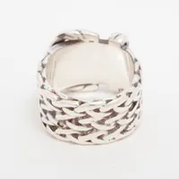 HERMÈS ディアンヌリング　シルバー 箱付き　54　約13号 エルメス/シルバーリング/ディアンヌ/ベルトモチーフの高価買取