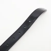 セリーヌ トリオンフ ベルト 75 レザー ブラック A3826299｜中古