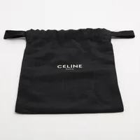 【希少サイズ75】CELINE ブラックレザーベルト トリオンフ　75 CELINE トリオンフ ベルト 75 ブラック ゴールド カーフスキン