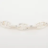 エルメス シェーヌダンクルTPM ブレスレット 28コマ 925 15.8g