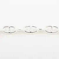 エルメス シェーヌダンクルTPM ブレスレット 22コマ 925 13.2g
