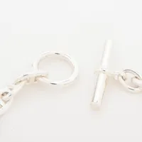 エルメス シェーヌダンクルTPM ブレスレット 22コマ 925 13.2g