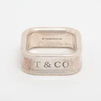 Tiffany & Co. Tスクエアリング Tiffany T Square Ring in Sterling Silver | Tiffany & Co. US