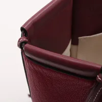 ロエベラゾレザートートバッグボルトー ロエベ クッション レザー トートバッグ ボルドー A3826604