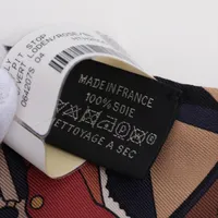 エルメス スカーフ シルク グリーン ツイリー PONY PIT STOP