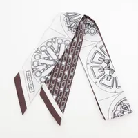 美品 エルメス ツイリー ROCABAR ロカバール シルク スカーフ エルメス ツイリー Rocabar ロカバール スカーフ シルク