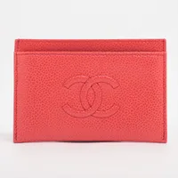 【エレガントな運気アップカラー♪】CHANEL カードケース コンパクト☆【CHANEL】BOY CHANEL フラップ カードケース