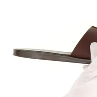 エルメス イズミール レザー サンダル 42 1/2 メンズ ブラウン