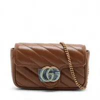 グッチ　マーモントショルダーバッグ GUCCI グッチ GGマーモント トップハンドルバッグ ハンドバッグ