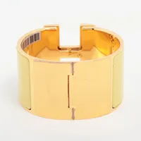 HERMES ゴールドバングル HERMES エルメス ピラミッド型 メドール オープン バングル