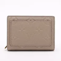 【極美品】ルイヴィトン アンプラント クレア バイカラー 折り財布 ※鑑定画像有 バイカラーモノグラム・アンプラント ポルトフォイユ・クレア