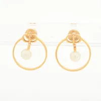 H*a様 Dior 30 モンテーニュ ピアス ゴールド 耳元できらめく♡】DIOR 30 MONTAIGNE スタッドピアス (Dior