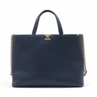 シャネル キャビアスキン トート ロゴプレート 肩掛け ブラック B5可 マザー 楽天市場】【CHANEL】 シャネル キャビアスキン トートバッグ