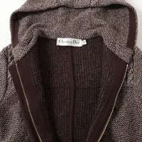 【美品】クリスチャンディオール 大きな襟 Aライン コート アルパカ ウール Christian Dior - 極美品 クリスチャンディオール Christian