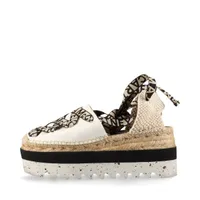 【Stella McCartney】ガイア エスパドリーユ ブラック ホワイト Stella McCartney STELLA McCARTNEY ステラマッカートニー