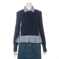 SACAI♦ストライプコットンシャツワンピース sacai - sacai / サカイ | マルチストライプ ロングシャツ