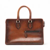 ✨極美品✨ベルルッティ ビジネスバッグ 鍵付き ブラウン レザー BERLUTI（ビジネスバッグ）のフリマアイテム一覧