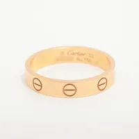 カルティエ ミニラブリング Au750 サイズ19 Cartier カルティエ ミニラブリング 指輪 750(K18YG) イエロー