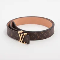 LOUIS VUITTON サンチュール・LVイニシャル30MMリバーシブル LOUIS VUITTON(ルイ・ヴィトン) モノグラム サンチュール・LV