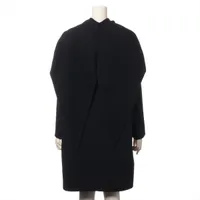 エルメス 18AW カシミヤ コート 34 レディース ブラック