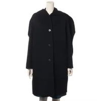 エルメス 18AW カシミヤ コート 34 レディース ブラック