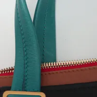 フェンディ カメレオン レザー 2WAYハンドバッグ マルチカラー