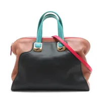 FENDIフェンディ2WAYハンドバッグカメレオン FENDI / フェンディ | 2way カメレオン レザー ショルダーバッグ