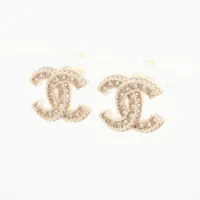 ［VINTAGE] CHANEL ココマーク B24V ピアス(両耳用)★ABランク シャネル ココマーク B24V ピアス(両耳用) GP ゴールド AP121620
