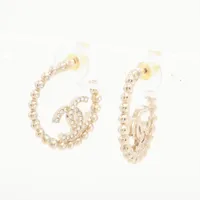 ヴィンテージ シャネル ココマーク 99P ピアス GP ゴールド (両耳用) ココマークピアス ゴールド ヴィンテージ|シャネル CHANEL