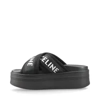 CÉLINE ブラック バンブーサンダル 37 CÉLINE ブラック バンブーサンダル 37