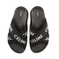 CÉLINE セリーヌ フィービー期 厚底 サンダル ブラック ウェッジソール lifecreate-kc_e899