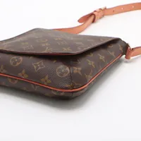 【美品】ルイヴィトン　M51258　ミュゼットサルサ　モノグラム　LV　ブラウン ルイヴィトンミュゼットサルサ ショート 14145 ブラウン