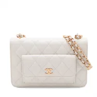♥大人気♥チェーンウォレット キャビア 金 CHANEL チェーンウォレット 大人気 キャビアスキン マトラッセ
