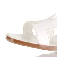 エルメス　レザーサンダル　オラン　ホワイト　36 HERMES（エルメス）サンダル・オラン＜ホワイト＞