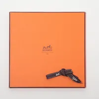 エルメス カレ90 LES CLES 鍵 スカーフ シルク ブラック