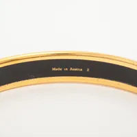 エルメス エマイユPM バングル GP ブルー YZ074107｜中古