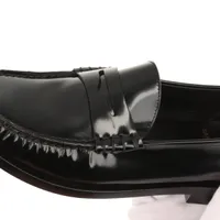 イヴ・サンローラン　ブラックレザー ローファー ル ローファー ソフト（イールスキン） | Saint Laurent サン