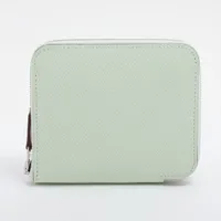 【美品】エルメス 財布 アザップコンパクト シルクイン チャイ HERMES エルメス 二つ折り財布 アザップシルクイン コンパクト