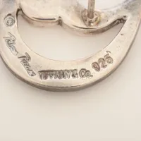 008 美品　ティファニー　クレセント　ムーン　ピアス　シルバー　925 008 美品 ティファニー クレセント ムーン ピアス シルバー 925