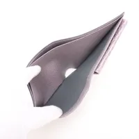 カミーユフォルネ アリゲーター×レザー コンパクトウォレット