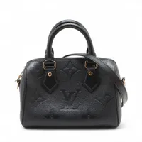 美品✨LOUIS VUITTON モノグラム スピーディ25 ロゴ ハンドバッグ ヴィトン モノグラム アンプラント スピーディ バンドリエール20